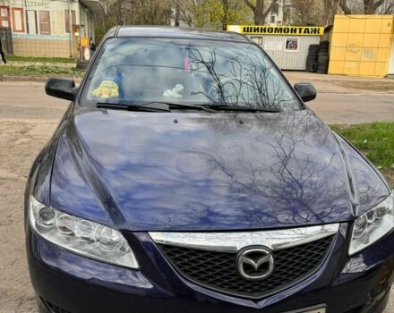 Синий Мазда 6, объемом двигателя 2 л и пробегом 290 тыс. км за 4700 $, фото 1 на Automoto.ua