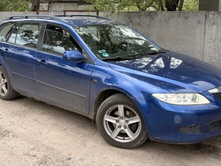 Синий Мазда 6, объемом двигателя 2 л и пробегом 209 тыс. км за 3200 $, фото 1 на Automoto.ua