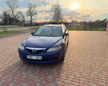 Синий Мазда 6, объемом двигателя 2 л и пробегом 300 тыс. км за 1350 $, фото 1 на Automoto.ua