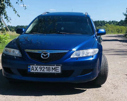Синий Мазда 6, объемом двигателя 2.3 л и пробегом 230 тыс. км за 4700 $, фото 1 на Automoto.ua