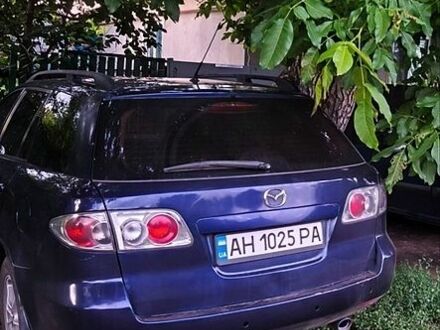 Синий Мазда 6, объемом двигателя 2 л и пробегом 230 тыс. км за 3500 $, фото 1 на Automoto.ua