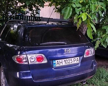 Синий Мазда 6, объемом двигателя 2 л и пробегом 230 тыс. км за 3500 $, фото 1 на Automoto.ua