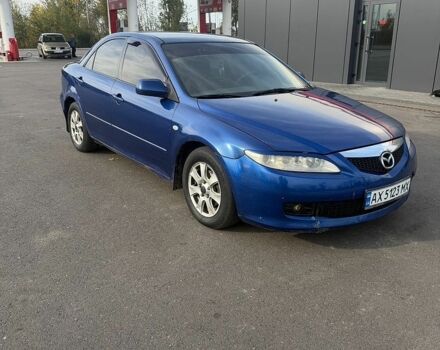 Синий Мазда 6, объемом двигателя 2 л и пробегом 288 тыс. км за 3000 $, фото 1 на Automoto.ua