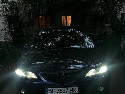 Синий Мазда 6, объемом двигателя 2 л и пробегом 190 тыс. км за 4300 $, фото 1 на Automoto.ua