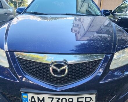 Синий Мазда 6, объемом двигателя 2 л и пробегом 322 тыс. км за 3202 $, фото 1 на Automoto.ua