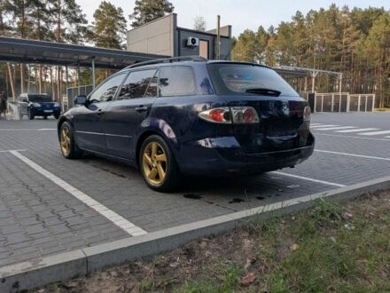Синий Мазда 6, объемом двигателя 2 л и пробегом 380 тыс. км за 2700 $, фото 1 на Automoto.ua