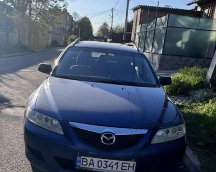 Синий Мазда 6, объемом двигателя 1.8 л и пробегом 362 тыс. км за 4100 $, фото 1 на Automoto.ua