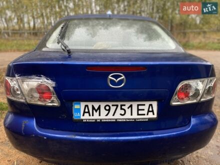 Синий Мазда 6, объемом двигателя 2 л и пробегом 354 тыс. км за 2000 $, фото 1 на Automoto.ua