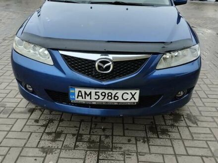Синій Мазда 6, об'ємом двигуна 2 л та пробігом 280 тис. км за 3500 $, фото 1 на Automoto.ua