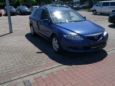 Синий Мазда 6, объемом двигателя 2 л и пробегом 220 тыс. км за 6400 $, фото 1 на Automoto.ua