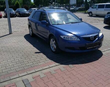 Синий Мазда 6, объемом двигателя 2 л и пробегом 220 тыс. км за 6400 $, фото 1 на Automoto.ua