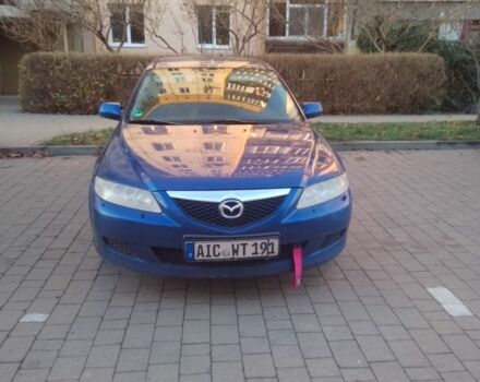 Синий Мазда 6, объемом двигателя 2 л и пробегом 300 тыс. км за 900 $, фото 1 на Automoto.ua