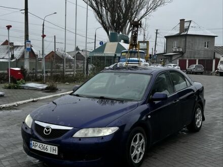 Синий Мазда 6, объемом двигателя 2 л и пробегом 200 тыс. км за 2850 $, фото 1 на Automoto.ua