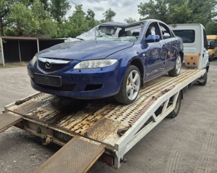 Синий Мазда 6, объемом двигателя 2.3 л и пробегом 260 тыс. км за 1305 $, фото 1 на Automoto.ua