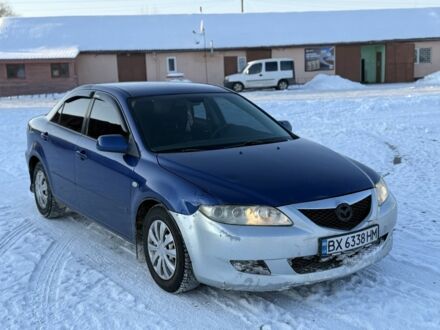 Синій Мазда 6, об'ємом двигуна 2 л та пробігом 210 тис. км за 2600 $, фото 1 на Automoto.ua