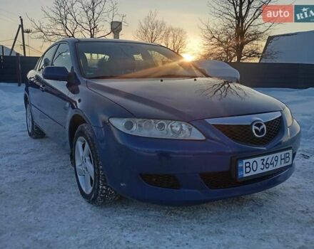 Синий Мазда 6, объемом двигателя 2 л и пробегом 225 тыс. км за 4900 $, фото 1 на Automoto.ua