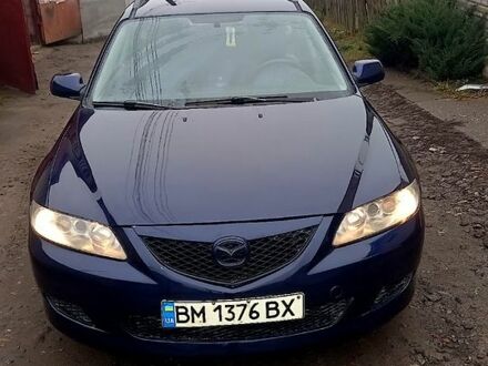Синий Мазда 6, объемом двигателя 1.8 л и пробегом 231 тыс. км за 3100 $, фото 1 на Automoto.ua