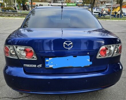 Синий Мазда 6, объемом двигателя 2 л и пробегом 90 тыс. км за 5500 $, фото 1 на Automoto.ua