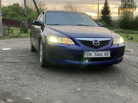 Синий Мазда 6, объемом двигателя 2 л и пробегом 450 тыс. км за 3410 $, фото 1 на Automoto.ua