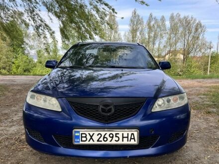 Синий Мазда 6, объемом двигателя 2 л и пробегом 22 тыс. км за 4000 $, фото 1 на Automoto.ua