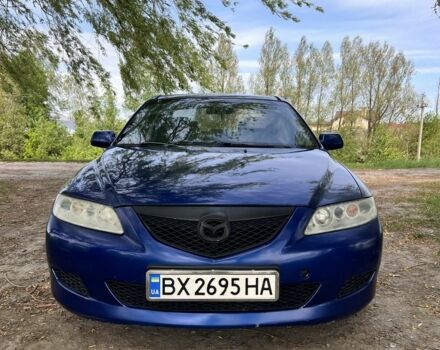 Синий Мазда 6, объемом двигателя 2 л и пробегом 22 тыс. км за 4000 $, фото 1 на Automoto.ua