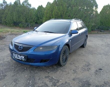 Синий Мазда 6, объемом двигателя 2 л и пробегом 377 тыс. км за 1950 $, фото 1 на Automoto.ua