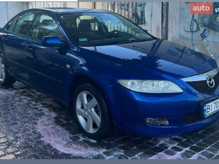 Синий Мазда 6, объемом двигателя 2 л и пробегом 290 тыс. км за 3200 $, фото 1 на Automoto.ua