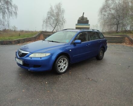 Синий Мазда 6, объемом двигателя 2 л и пробегом 220 тыс. км за 1200 $, фото 1 на Automoto.ua
