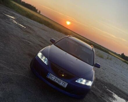 Синий Мазда 6, объемом двигателя 2 л и пробегом 285 тыс. км за 3450 $, фото 1 на Automoto.ua