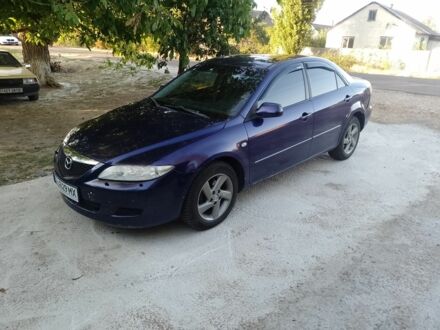 Синий Мазда 6, объемом двигателя 2 л и пробегом 350 тыс. км за 3500 $, фото 1 на Automoto.ua