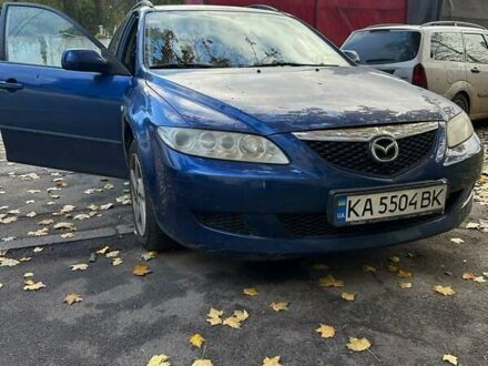 Синій Мазда 6, об'ємом двигуна 2 л та пробігом 216 тис. км за 3500 $, фото 1 на Automoto.ua