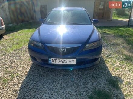 Синий Мазда 6, объемом двигателя 2 л и пробегом 380 тыс. км за 2600 $, фото 1 на Automoto.ua