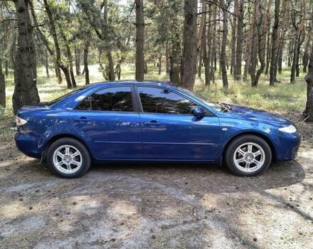 Синий Мазда 6, объемом двигателя 1.99 л и пробегом 170 тыс. км за 4300 $, фото 1 на Automoto.ua