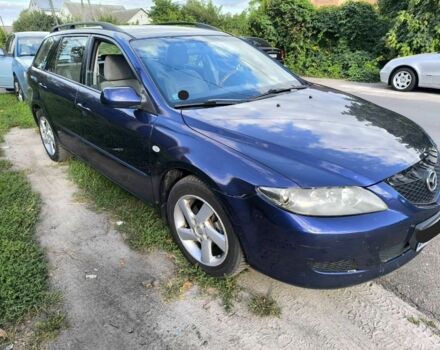 Синий Мазда 6, объемом двигателя 1.8 л и пробегом 300 тыс. км за 1600 $, фото 1 на Automoto.ua
