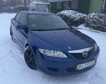 Синий Мазда 6, объемом двигателя 2 л и пробегом 182 тыс. км за 3900 $, фото 1 на Automoto.ua