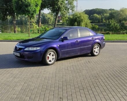 Синий Мазда 6, объемом двигателя 2 л и пробегом 220 тыс. км за 3200 $, фото 1 на Automoto.ua