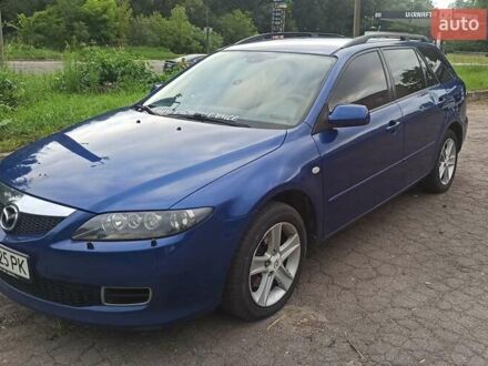 Синій Мазда 6, об'ємом двигуна 2 л та пробігом 318 тис. км за 3700 $, фото 1 на Automoto.ua