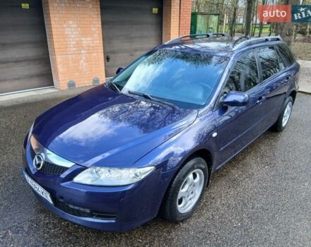 Синій Мазда 6, об'ємом двигуна 2 л та пробігом 252 тис. км за 4300 $, фото 1 на Automoto.ua