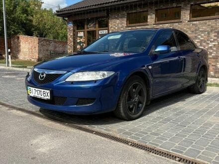 Синий Мазда 6, объемом двигателя 2 л и пробегом 185 тыс. км за 2999 $, фото 1 на Automoto.ua