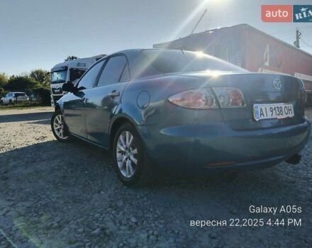 Синий Мазда 6, объемом двигателя 2 л и пробегом 385 тыс. км за 4500 $, фото 1 на Automoto.ua