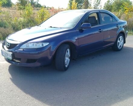 Синий Мазда 6, объемом двигателя 2 л и пробегом 217 тыс. км за 4700 $, фото 1 на Automoto.ua