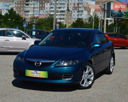 Синий Мазда 6, объемом двигателя 1.8 л и пробегом 170 тыс. км за 5300 $, фото 1 на Automoto.ua