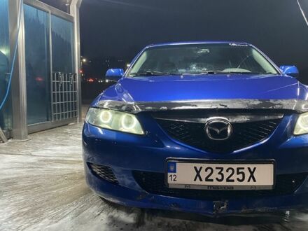 Синий Мазда 6, объемом двигателя 2 л и пробегом 367 тыс. км за 4500 $, фото 1 на Automoto.ua
