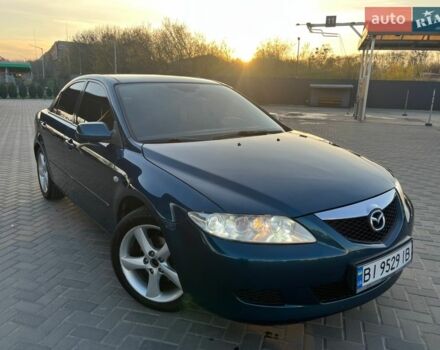 Синий Мазда 6, объемом двигателя 2 л и пробегом 225 тыс. км за 6500 $, фото 1 на Automoto.ua