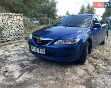 Синий Мазда 6, объемом двигателя 1.8 л и пробегом 170 тыс. км за 5000 $, фото 1 на Automoto.ua