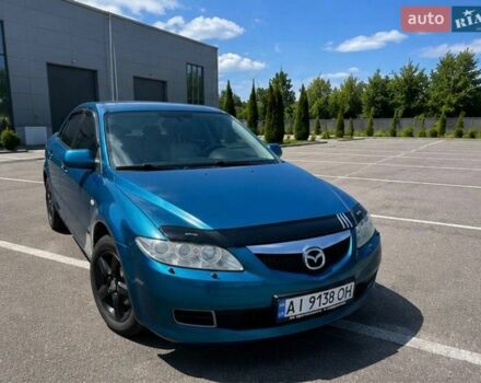 Синий Мазда 6, объемом двигателя 2 л и пробегом 380 тыс. км за 4400 $, фото 1 на Automoto.ua