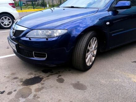 Синий Мазда 6, объемом двигателя 2.3 л и пробегом 275 тыс. км за 5000 $, фото 1 на Automoto.ua