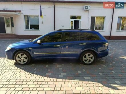 Синий Мазда 6, объемом двигателя 2 л и пробегом 268 тыс. км за 4500 $, фото 1 на Automoto.ua