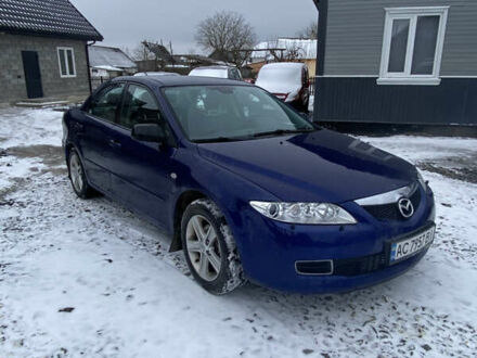 Синий Мазда 6, объемом двигателя 2 л и пробегом 288 тыс. км за 3850 $, фото 1 на Automoto.ua