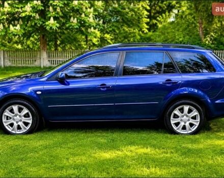 Синий Мазда 6, объемом двигателя 2 л и пробегом 280 тыс. км за 3600 $, фото 1 на Automoto.ua
